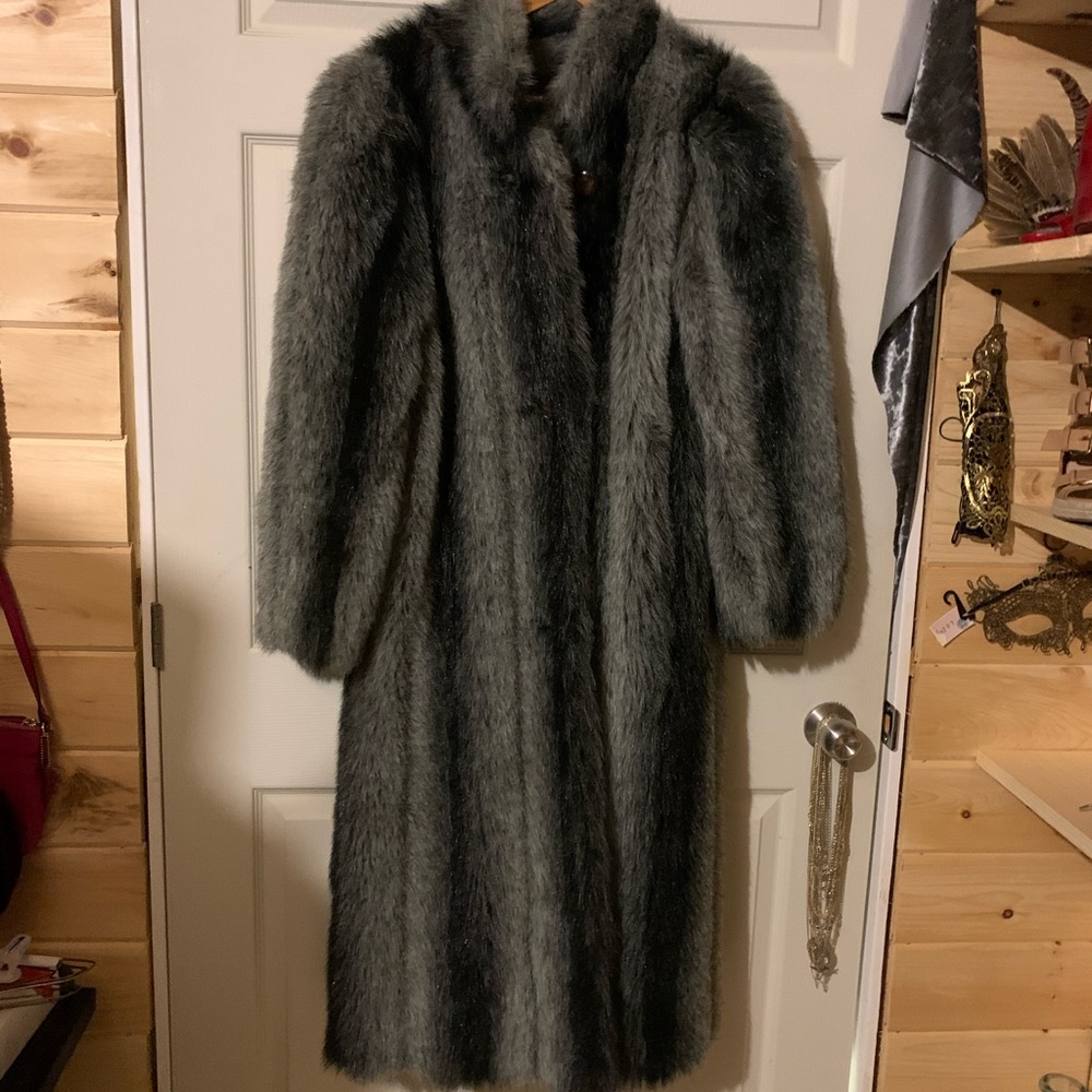 Sears Tradition faux fur coat